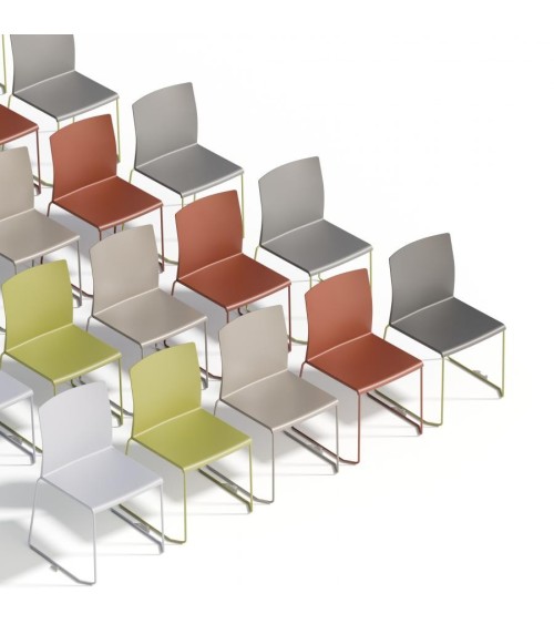 Sedia Artesia GABER impilabile design contract | BHOME
