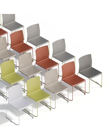 Sedia Artesia GABER impilabile design contract | BHOME