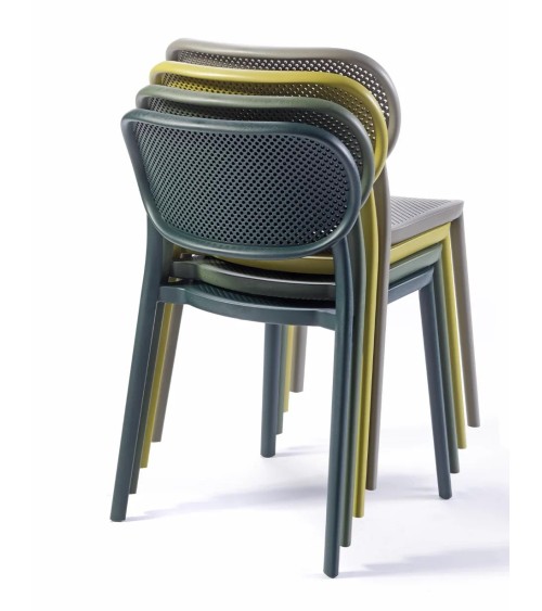 Nuta chair GABER perforated design indoor outdoor | BHOME