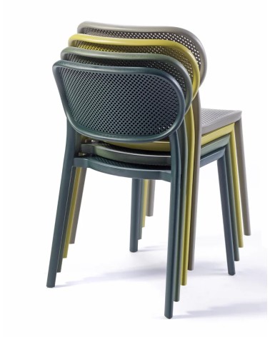 Silla Nuta GABER diseño perforado interior exterior | BHOME