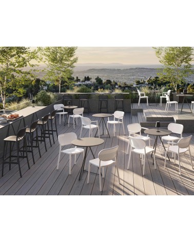 Silla Nuta GABER diseño perforado interior exterior | BHOME