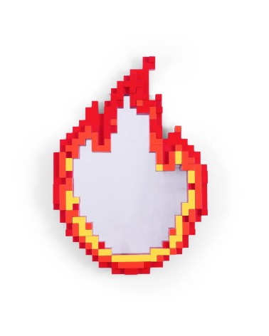 Miroir “Pixel Mirror – Flame” – SELETTI