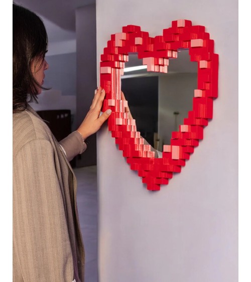 Pixel Mirror Heart Seletti Design | BHOME