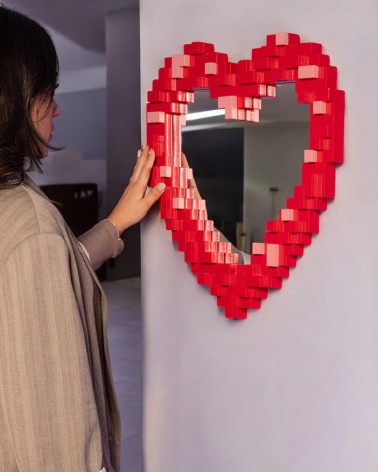 Pixel Mirror Heart Seletti Design | BHOME