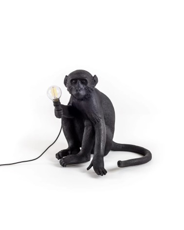 Lampe “The Monkey Lamp Nera Sitting Version” – SELETTI