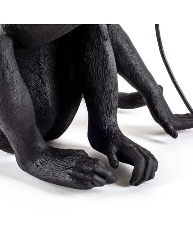 Lampe “The Monkey Lamp Nera Sitting Version” – SELETTI