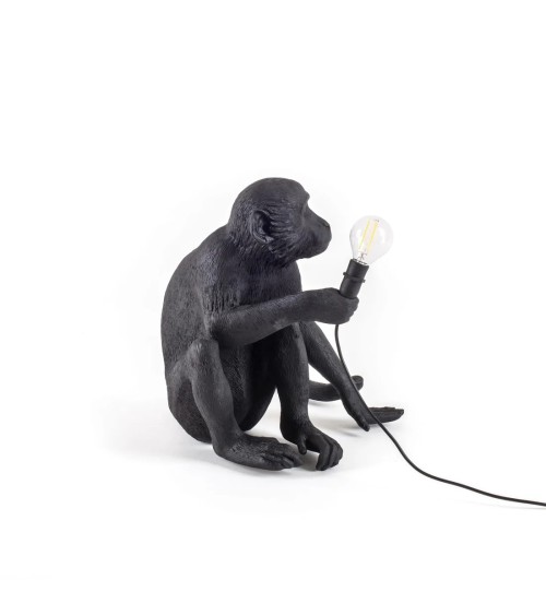 Monkey Lamp Nera Seduta Seletti | BHOME