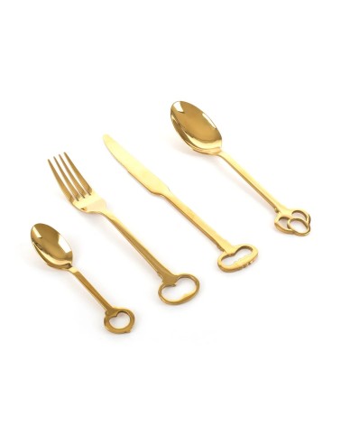 Set de cubiertos “Keytlery Gold” – SELETTI