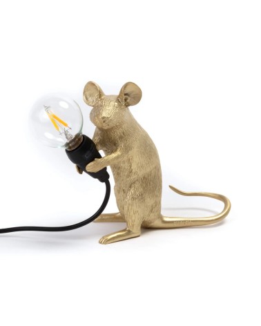 Mouse Lamp Mac Gold Seletti | BHOME