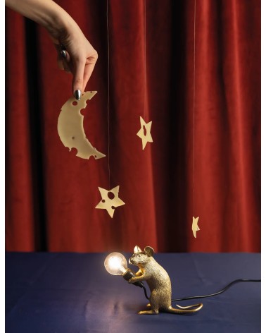 Mouse Lamp Mac Gold Seletti | BHOME