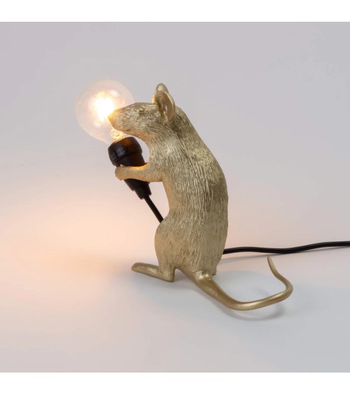 Mouse Lamp Mac Gold Seletti | BHOME