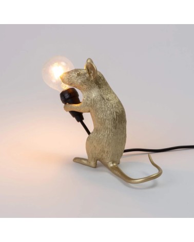 Mouse Lamp Mac Gold Seletti | BHOME