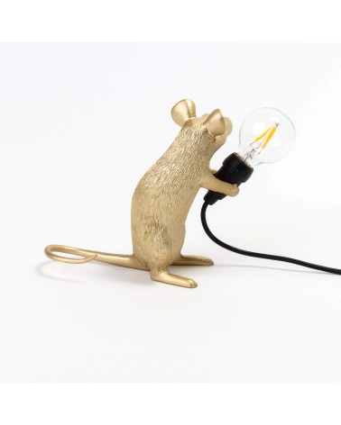 Mouse Lamp Mac Gold Seletti | BHOME