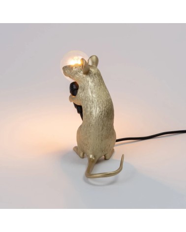 Mouse Lamp Mac Gold Seletti | BHOME
