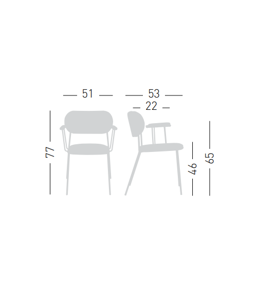 Nuta Light collection GABER contract design seating | BHOME