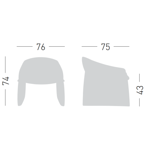 Sillón Majorette Lounge GABER diseño premium | BHOME