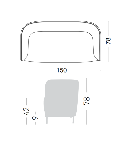 Place Sofa GABER modern design sofa | BHOME