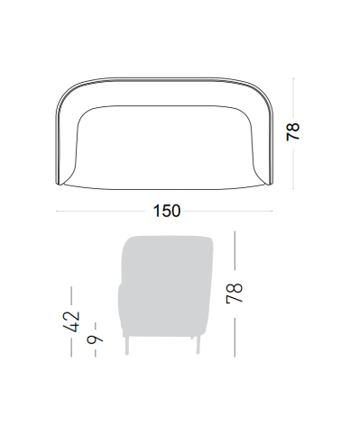 Canapé Place Sofa GABER design moderne | BHOME