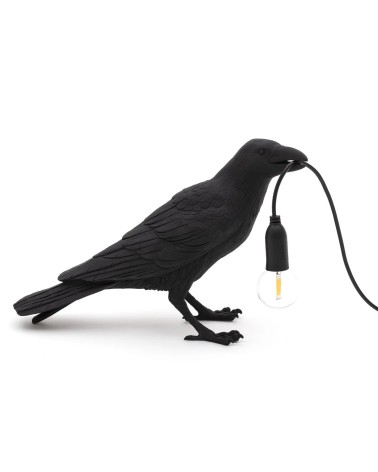 Bird Lamp Negra Waiting Exterior Seletti | BHOME