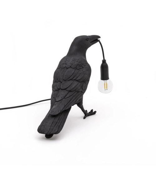 Bird Lamp Negra Waiting Exterior Seletti | BHOME