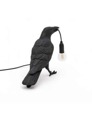 Bird Lamp Negra Waiting Exterior Seletti | BHOME