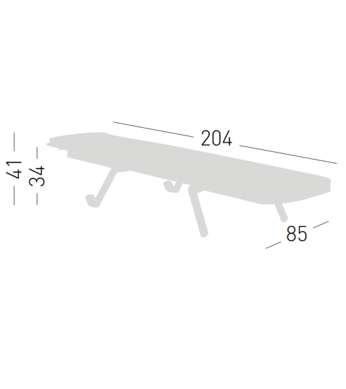 Transat Etesian Lounger GABER design outdoor | BHOME