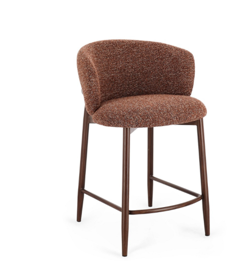 Sgabello AMALIA BIZZOTTO bouclé | BHOME by Arredi Barbàra