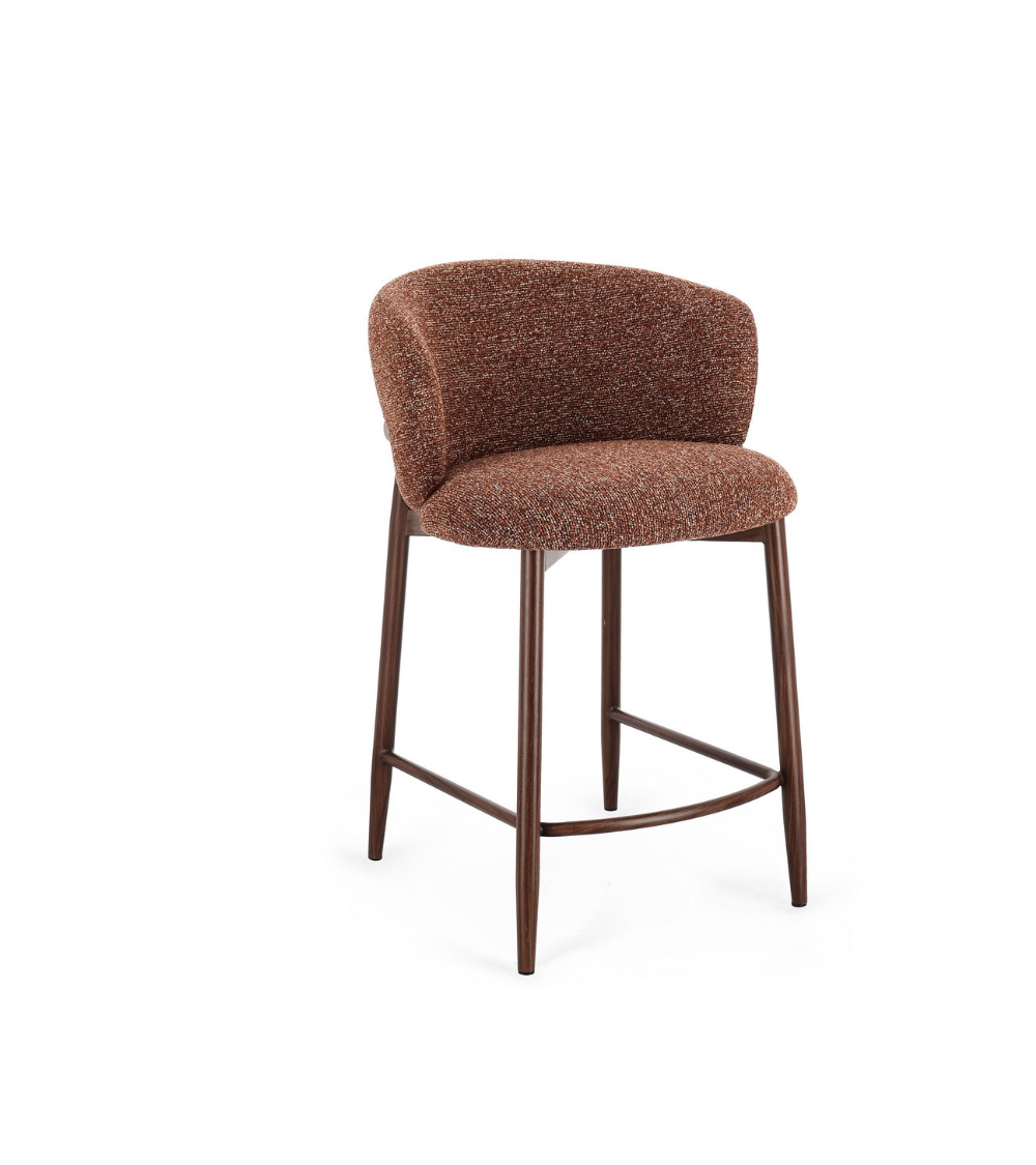 Sgabello AMALIA BIZZOTTO bouclé | BHOME by Arredi Barbàra