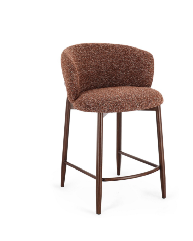 Sgabello AMALIA BIZZOTTO bouclé | BHOME by Arredi Barbàra