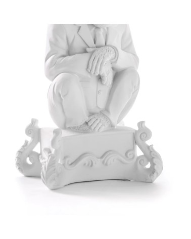 Bougeoir Burlesque Chimp Blanc Seletti | BHOME
