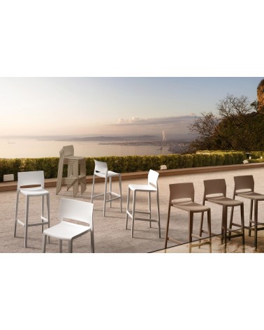Sgabello Bakhita GABER impilabile outdoor | BHOME