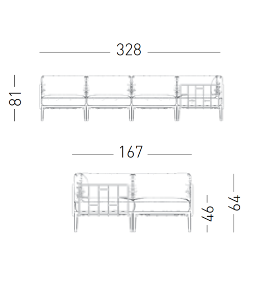 Divano modulare Engels GABER outdoor design | BHOME