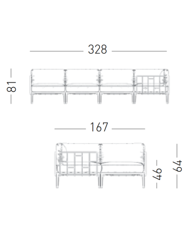 Engels Sofa GABER modular outdoor Design | BHOME