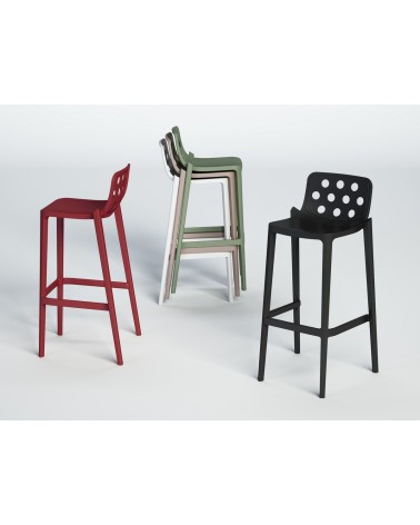 Sgabello Isidoro GABER impilabile design | BHOME