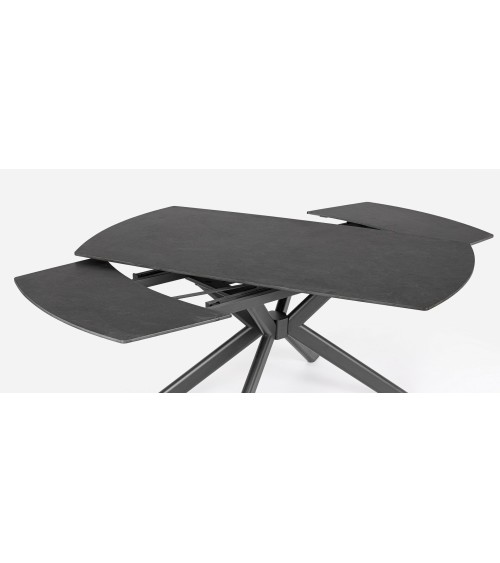 Janika BIZZOTTO extendable table in marble-effect stoneware