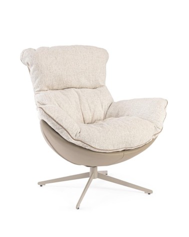 Fauteuil ARMELA beige BIZZOTTO | BHOME by Arredi Barbàra
