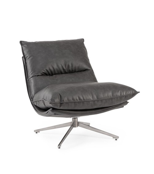 Fauteuil ALANEZ gris foncé BIZZOTTO | BHOME by Arredi Barbàra