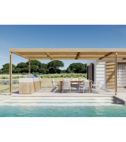 Tavolo SAMSON BIZZOTTO teak riciclato | BHOME by Arredi Barbàra
