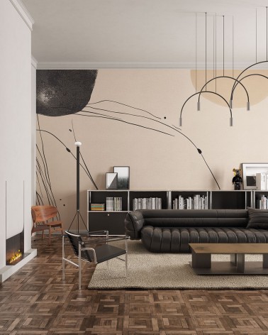 Wallpaper Aurelia INKIOSTRO BIANCO | BHOME