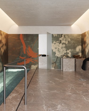 Papel pintado Yukata INKIOSTRO BIANCO | BHOME