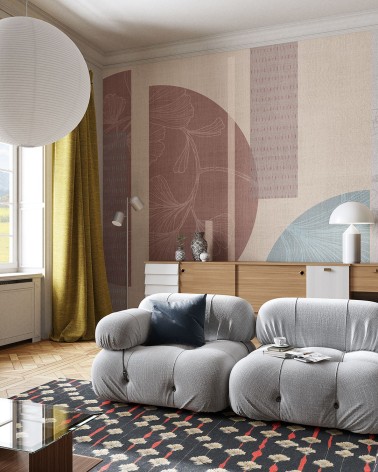 Tapete Geometric Dance INKIOSTRO BIANCO | BHOME