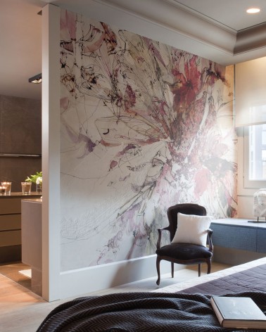 Papier peint Boudoir II INKIOSTRO BIANCO | BHOME