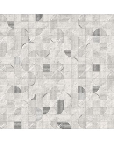 Wallpaper Mosaico lunare INKIOSTRO BIANCO | BHOME