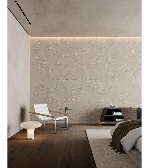 Papier peint Equilibri grafici INKIOSTRO BIANCO | BHOME