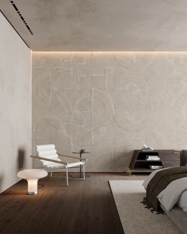 Tapete Equilibri grafici INKIOSTRO BIANCO | BHOME