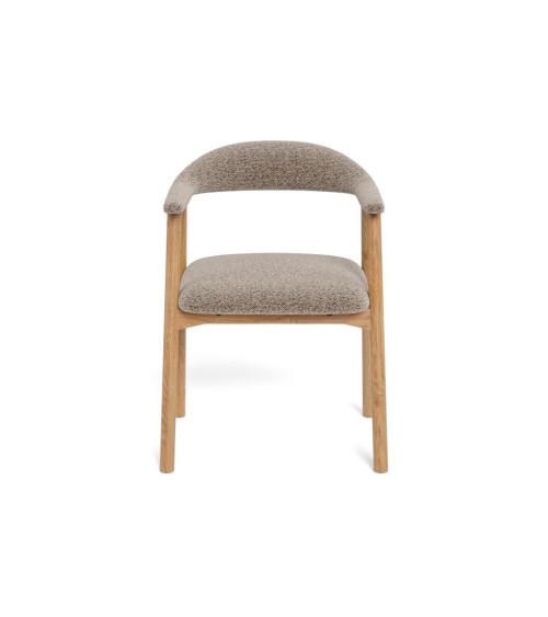 Chaise nordique beige avec accoudoirs – ACT DISTRIBUZIONE