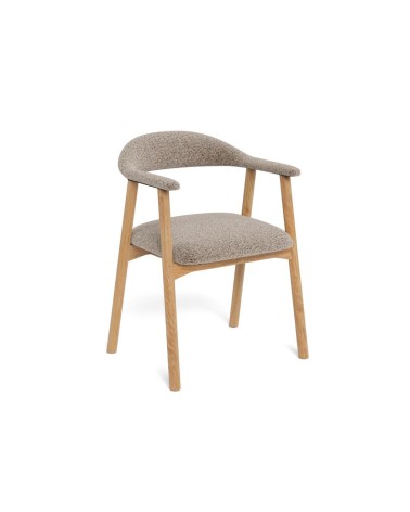 Sedia con braccioli nordica beige – ACT DISTRIBUZIONE