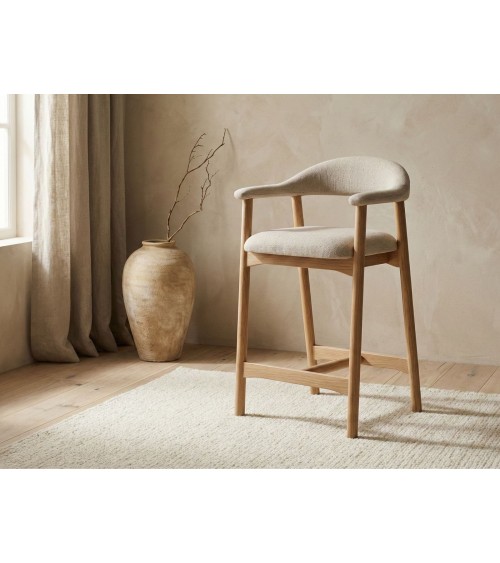 Nordischer Barhocker Addi 91 mit Armlehnen – ACT DISTRIBUZIONE
