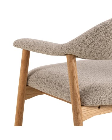 Addi Lounge-Sessel in beige Bouclé – ACT DISTRIBUZIONE