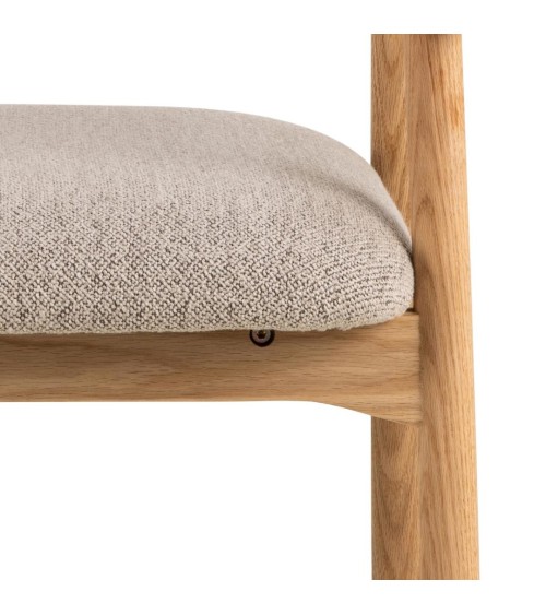 Silla lounge Addi en bouclé beige – ACT DISTRIBUZIONE